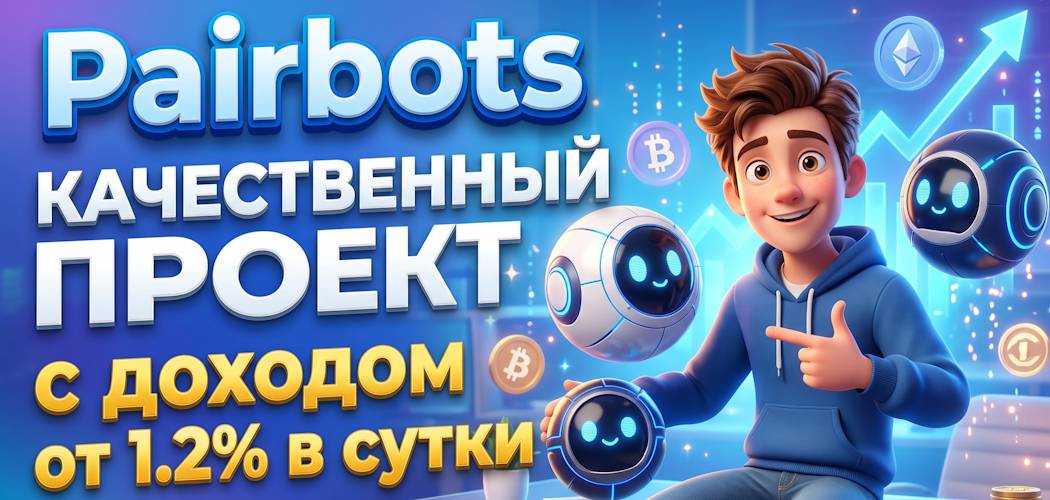 Обзор и отзывы о Pairbots: перспективный среднедоходный проект