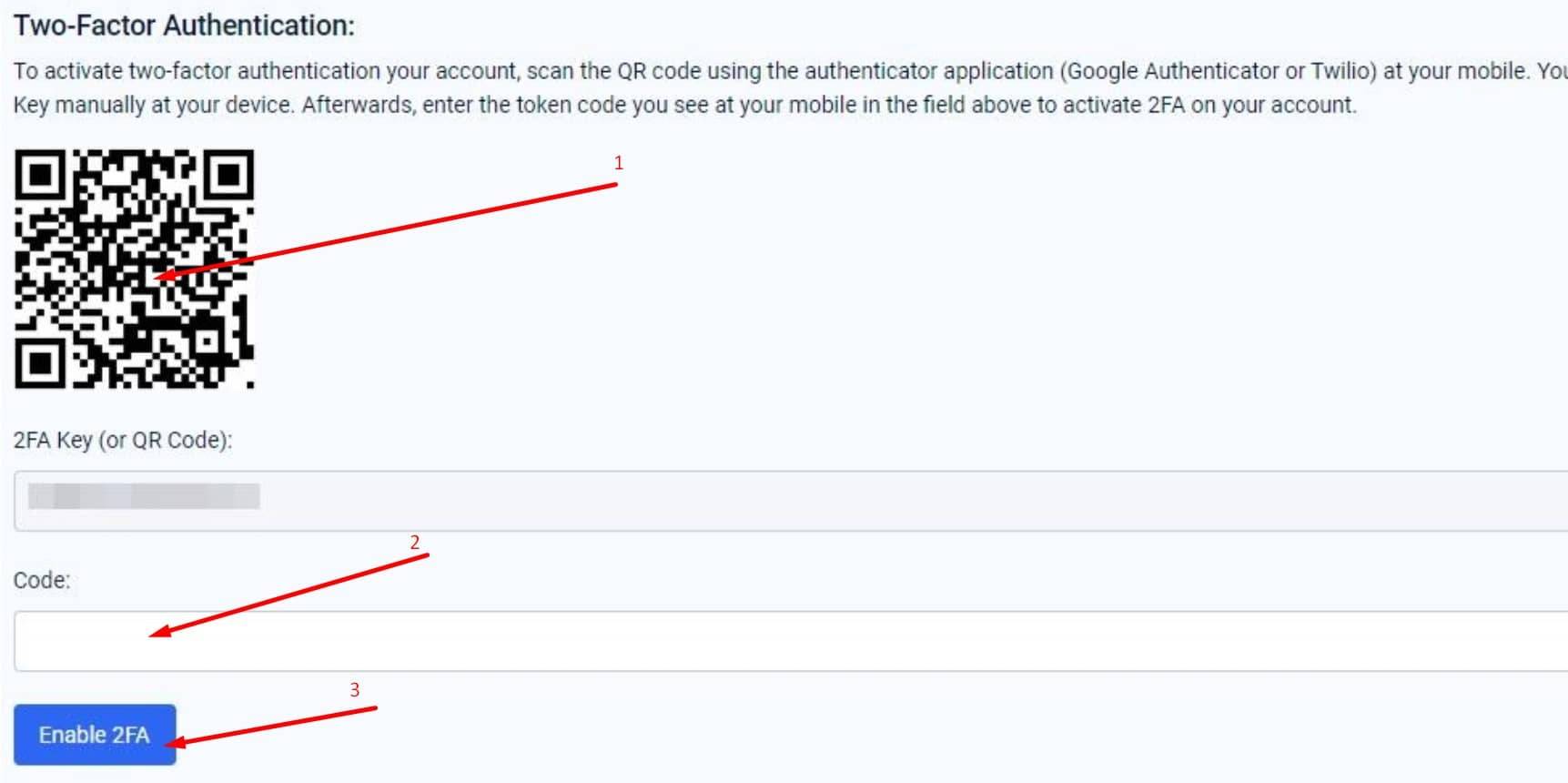 faucetpay Google Authenticator