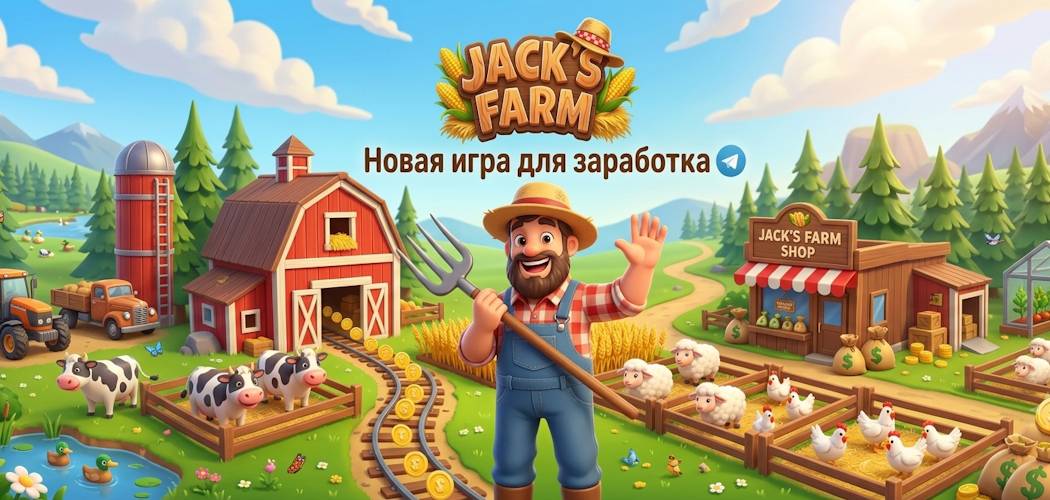 JacksFarm как начать играть и зарабатывать?